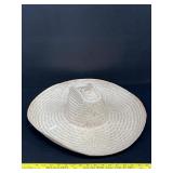 Large Vintage Straw Hat