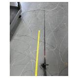 Garcia Ambassadeur Reel On Fiberglass Rod