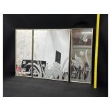 Satin Etched Iris Mirror Set