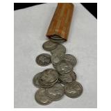 One Row 40 Silver Washington Quarters