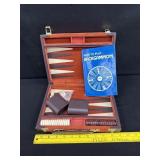 Kingtone International Back Gammon Game In Case
