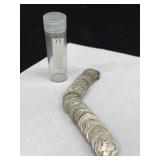 1 Roll 50 Silver Mercury Dimes Between 1916-1945