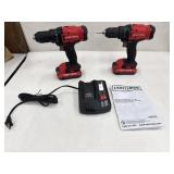 20 Volt Crafstman Drills W/ Batteries and charger