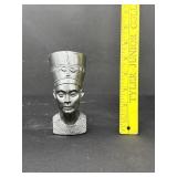 Egyptian Queen Cast Metal Bust