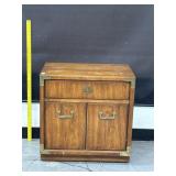 Mid Century Sanger Harris Nightstand W/ Brass Pull