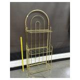 Vintage Hollywood Regency Gold Brass Plant Stand