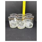 6 Neiman Marcus Stock Market Glasses