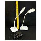 2 Rechargeable Led Desk Lights (1 charger)