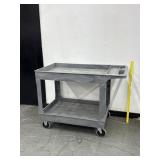 Uline Fiberglass Heavy Duty 2 Tier Rolling Cart