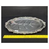 Large Vintage Lunt Meat Platter W/ Well Tree
