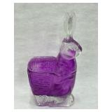 Vintage Magenta Pink Rabbit Candy Dish