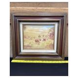L. Westenfield Oil on Canvas Cattle