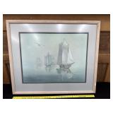 Richard Williams White Winged Queens Litho