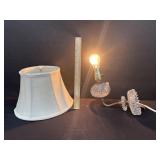 1930s Glass Wall Sconce Lamp