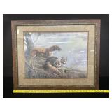 Vintage Framed Print "Forbidden Territory"