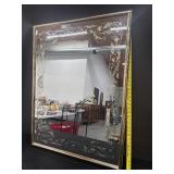 Large Vintage Gold Framed Mirror