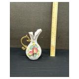 Hand Painted Lefton Porcelain Pitcher