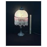 Victorian Style Frosted Glass Shade Lamp