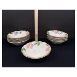 9 Franciscan Desert Rose Sherbert Bowls