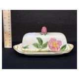 Franciscan Desert Rose Covered Butter Dish