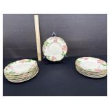 13 Franciscan Desert Rose Bread Plates