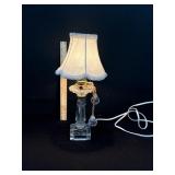 Petite Boudior Glass Lamp Crystal Balls