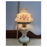 Vintage Gone With The Wind Parlor Lamp 26"