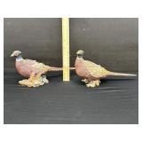 Vintage Pair of Pheasant Figurines