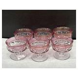 6 Tiffin Kings Crown Cranberry Sherberts