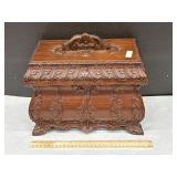 Wooden Tea Caddy Box Indonesia