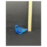 Blue Bird Of Hapiness Art Glass