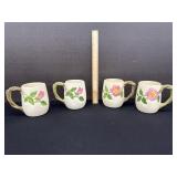 4 Franciscan Desert Rose Grand Mugs