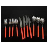 11. Pcs Mid Century Flatware