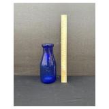 Vintage Liberty Milk Co.Cobalt Blue Bottle