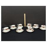 8 Royal Albert Old Country Roses Cups & Saucers
