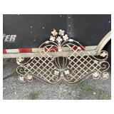 Vintage Wrought Iron Garden Wall Decor