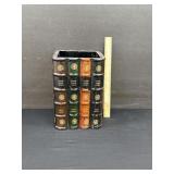 Vintage Book Office Trash Can