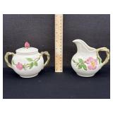 Franciscan Desert Rose Cream & Sugar