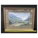 The Scarlet Thread Print Framed