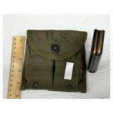 WWII US Army Magazine Pouch W/ Ammo