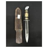 Vintage WWII Military Trench Knife W/ Sheath