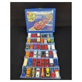 Vintage Matchbox Case Full of Vintage Cars