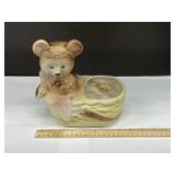 Vintage Royal Copley "Norma" Bear Planter