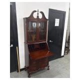 Vintage Display Secretary Desk Cabinet