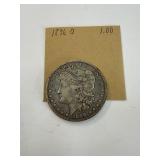 1896 O Silver Morgan Dollar Fine Condition
