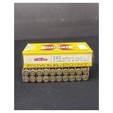 20 Rounds Western 243 Winchester Bullets