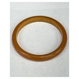 Art Deco Bakelite Butterscotch Bangle Bracelet