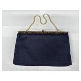 Vintage French Tapestry Handbag Clutch Purse