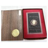 Silver Brown Ikes Dollar Proof Mint SF