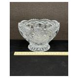 Vintage Crystal Footed Bowl